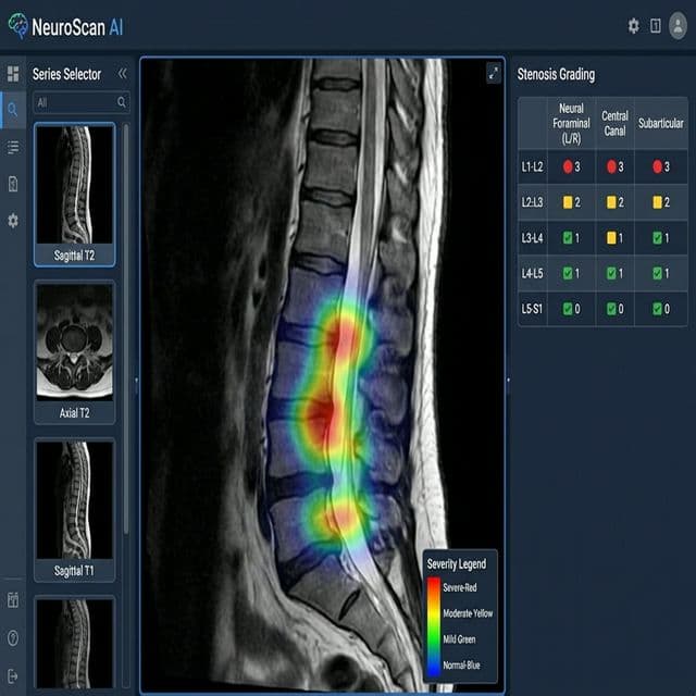 MRI Diagnostix Stenosis Detection Interface